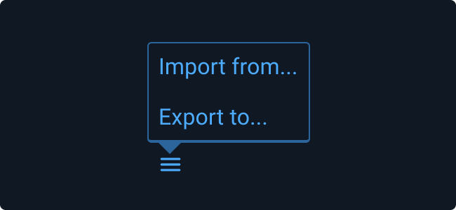 Do: Use ellipses to indicate when further action will be required for that item